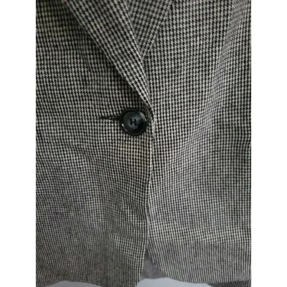 Vintage Alfred Dunner Womens 2pc 100Wool Suit Blazer Skirt Blk Sz 14 Made in USA - Picture 3 of 16